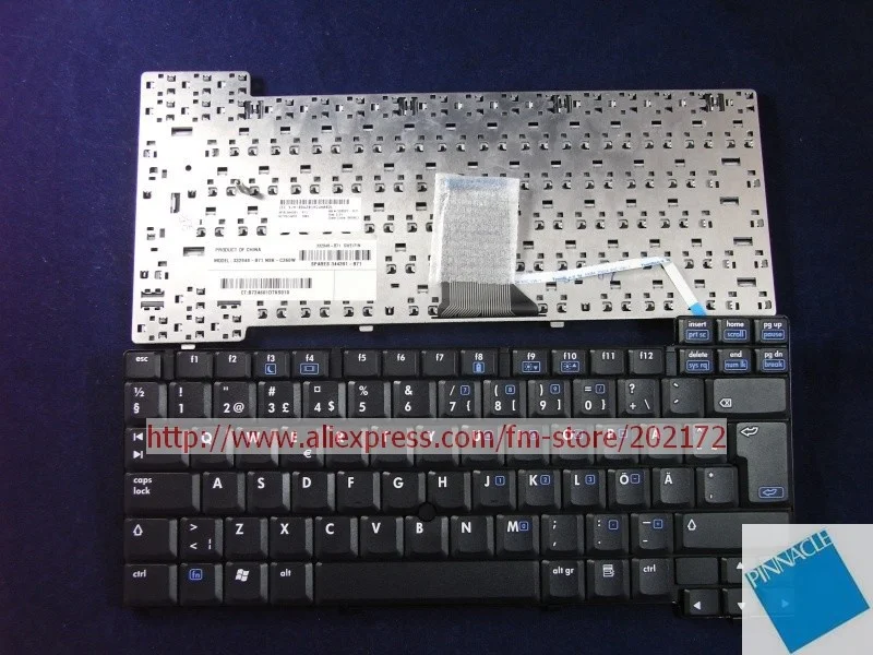 Совершенно новая черная клавиатура для ноутбука 344391-B71 332948-B71 NSK-C360W серии HP Compaq NC6000