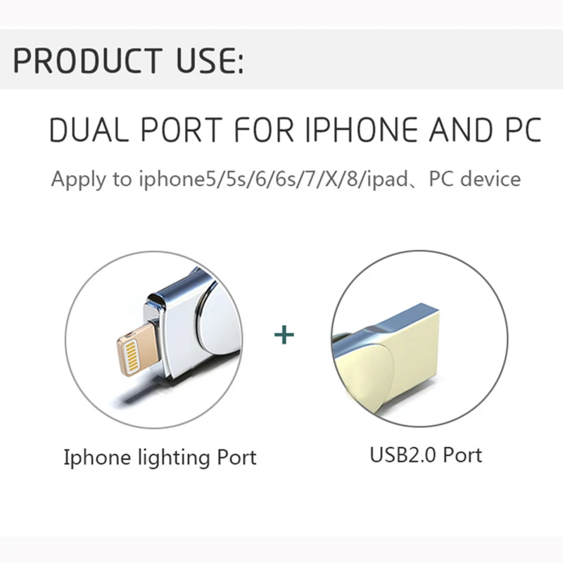 Флеш накопитель USB Lightning 32 ГБ 64 16 128 ГБ|USB флэш-накопители| |