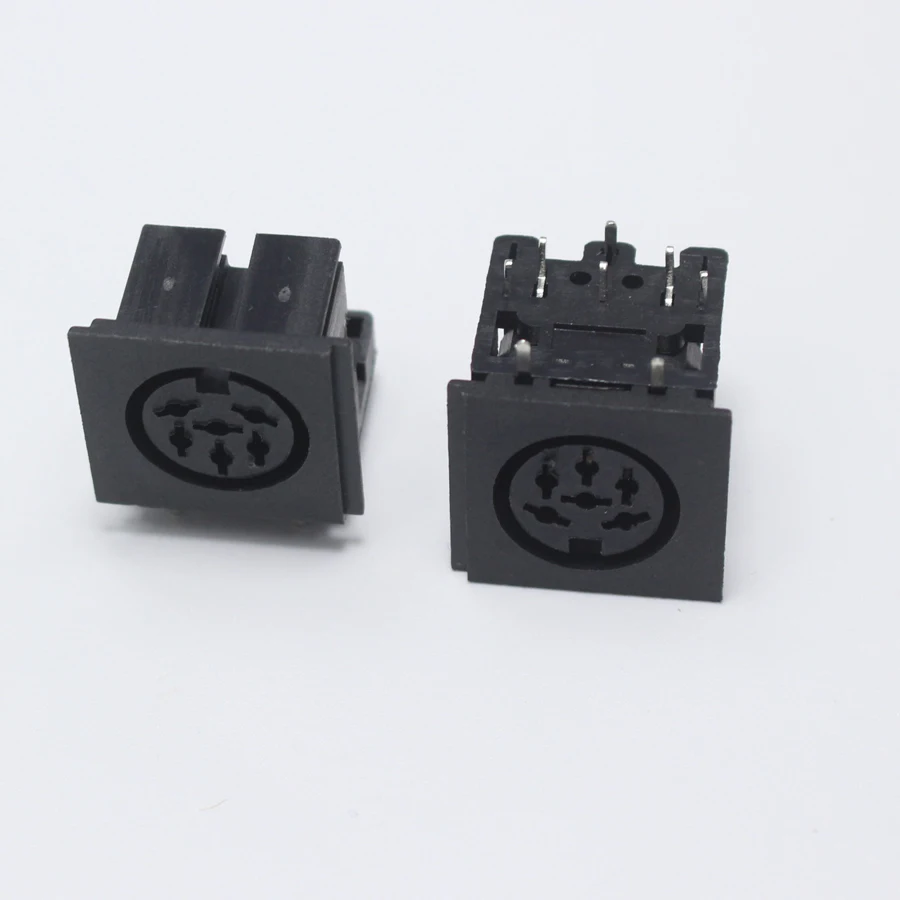 1 шт. DS 6P гнездовой разъем с одиночными клеммами PS2 6Pin DC панель питания крепление
