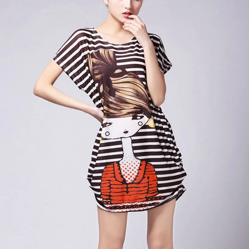 Женские повседневные футболки с коротким рукавом свободная туника большого