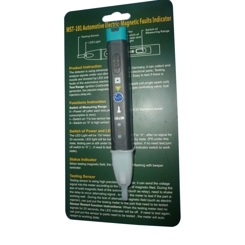 

MST-101 Test Pen Car Ignition Coil Tester Car Auto Ignition System Detection Pen Coil On Plug Quick Check Circuit Tool