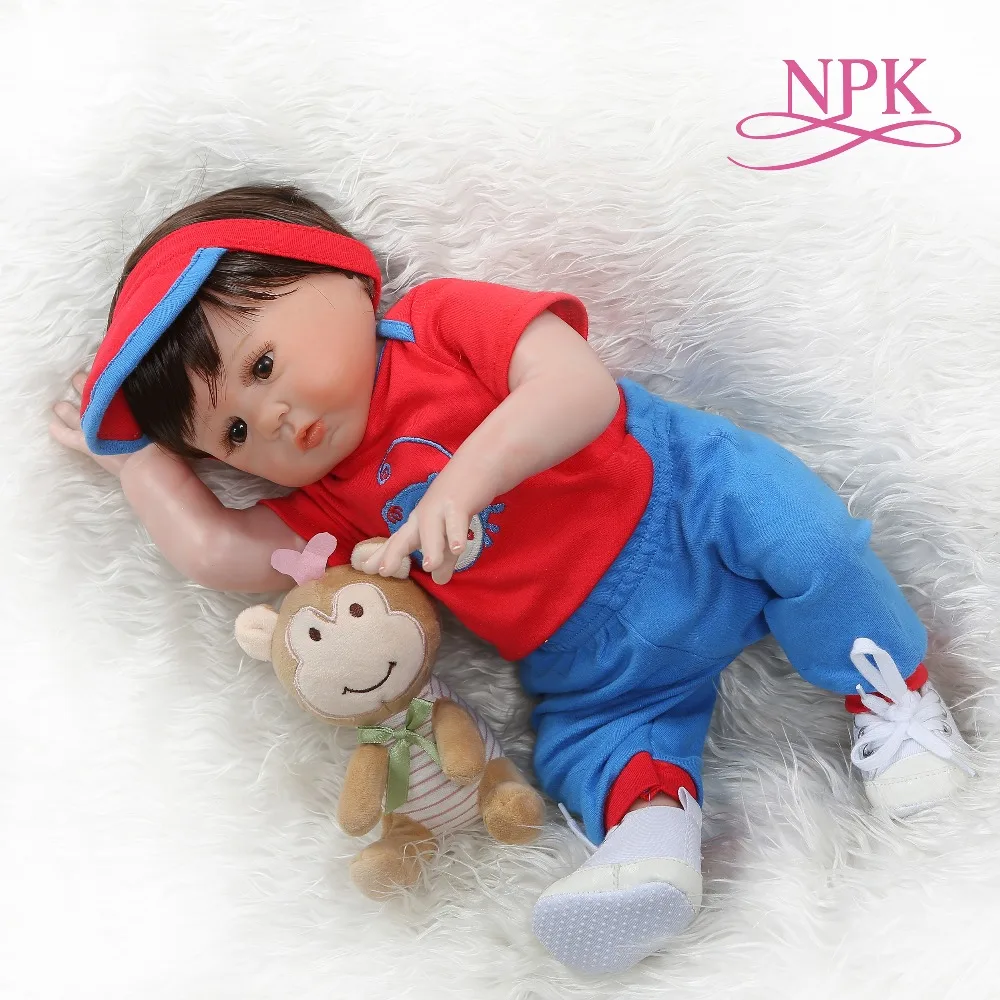 Кукла реборн NPK силиконовая 48 см 100%|Куклы| |