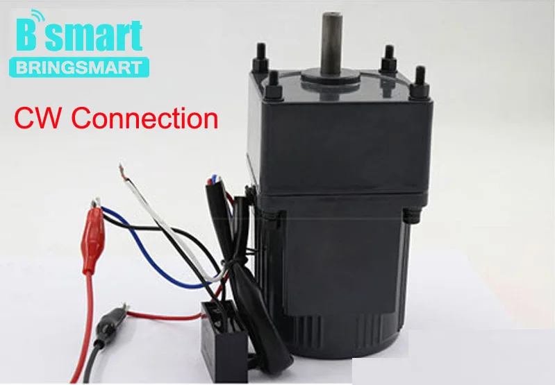 Шестеренчатый двигатель переменного тока Bringsmart 220 В 25 Вт микро двигатели