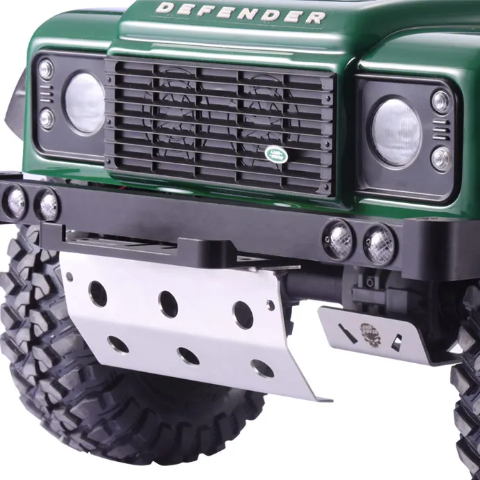1 шт. Передняя Нижняя защита металлическая броня для 1/10 Defender Rc Гусеничный