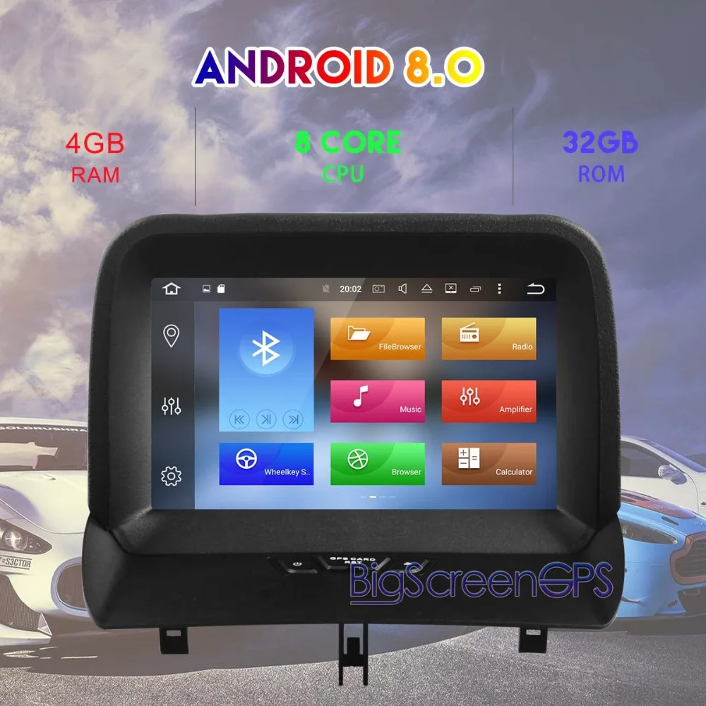 Android 8 0 для Ford Tourneo Courier 2014 2016 Восьмиядерный 4 Гб RAM автомобильный dvd плеер GPS карта RDS