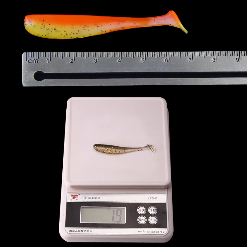 SEAPESCA 20 шт./лот мягкая Рыболовная Приманка 7 см 1 9 г силиконовая червячная приманка