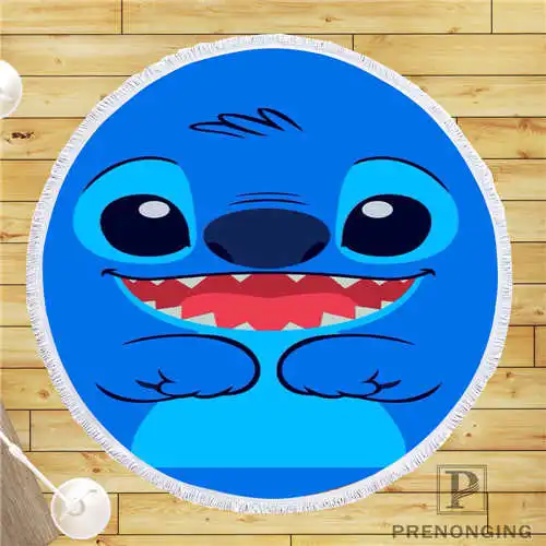 Round beach blanket Пользовательские DIY из микрофибры по индивидуальному заказу ткань стежка круглый пляжный коврик полотенце напечатано по требованию 150 см#19-01-28-4-127 - Цвет: Round beach blanket