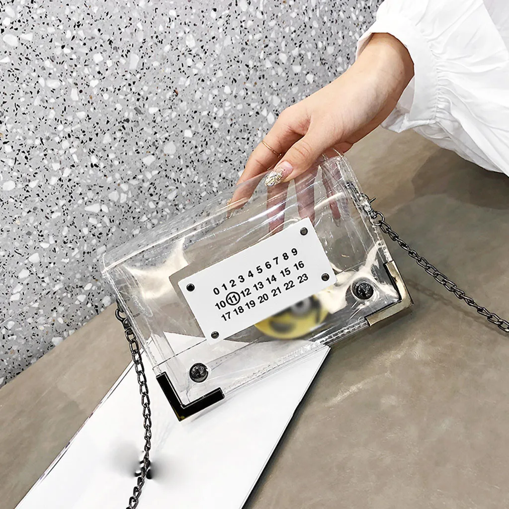 Женская прозрачная сумка bao универсальная мессенджер Прямая поставка 2019|Сумки с