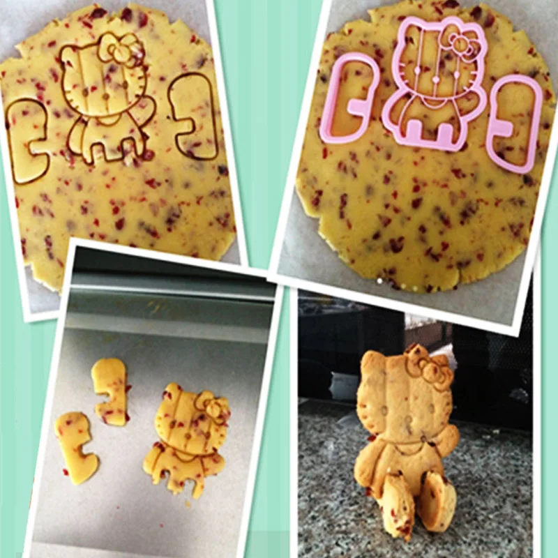 Сон-трава DIY мультфильм формы для выпечки Форма для бисквитов печенья 3D Трехмерная форма для печенья