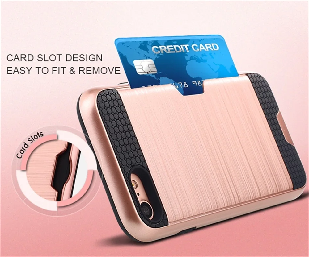 Для Apple iPhone 5S 6s 7 случай 2 в 1 жесткий Пластик ТПУ чехол для телефона A1533 A1633 A1660 A1661 Plus