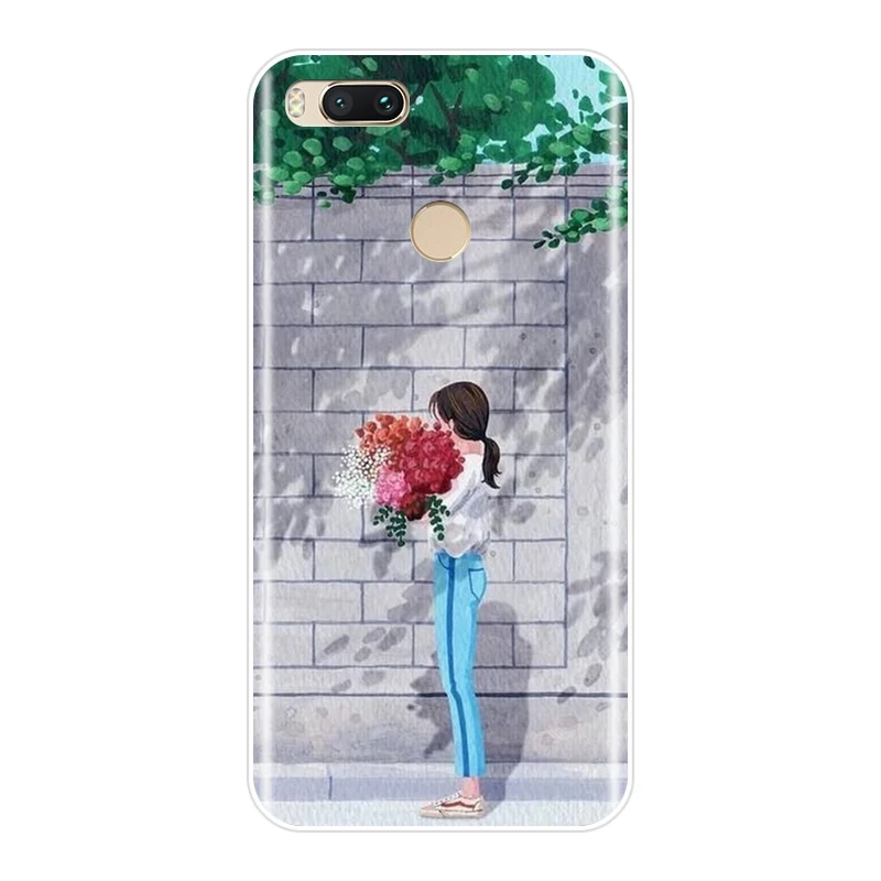 TPU Kpop Girl Корейский Японский мягкий чехол для Xiaomi Mi A1 A2 Lite 8 SE телефона силиконовый 5