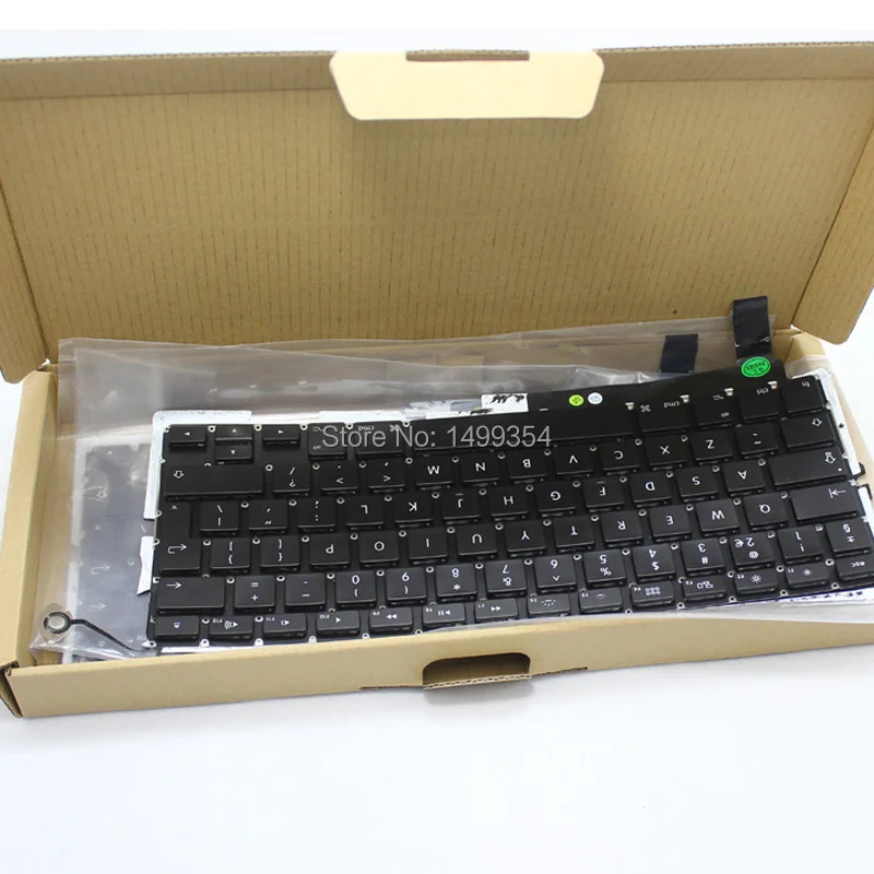 

Genuine A1286 RU Keyboard With Backlight For Apple Macbook Pro 15'' A1286 Keyboard Russian Standard 2009-2012