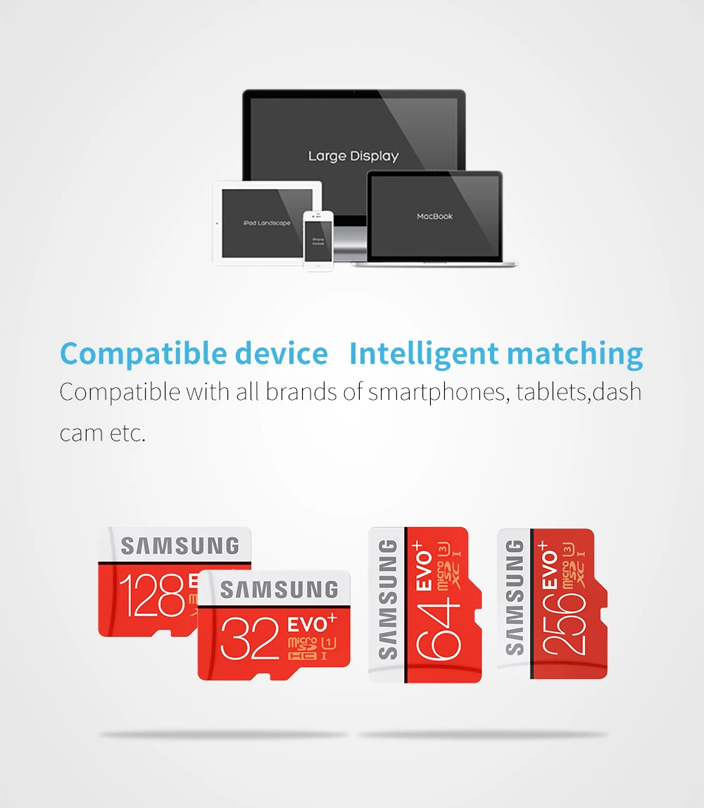 samsung Micro Sd слот для карт памяти 256gb карты Micro-Sd Sdhc/Sdxc Max 95 МБ/с. Evo C10 флеш-накопитель Tf карта