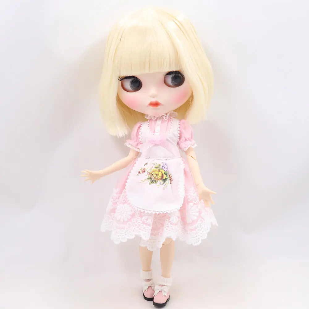 Кукла Blyth No.BL340 ICY DBS светлые волосы резные губы матовое индивидуальное лицо