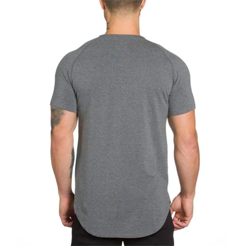 2020 новая брендовая одежда мужская Черная футболка с коротким рукавом хип хоп