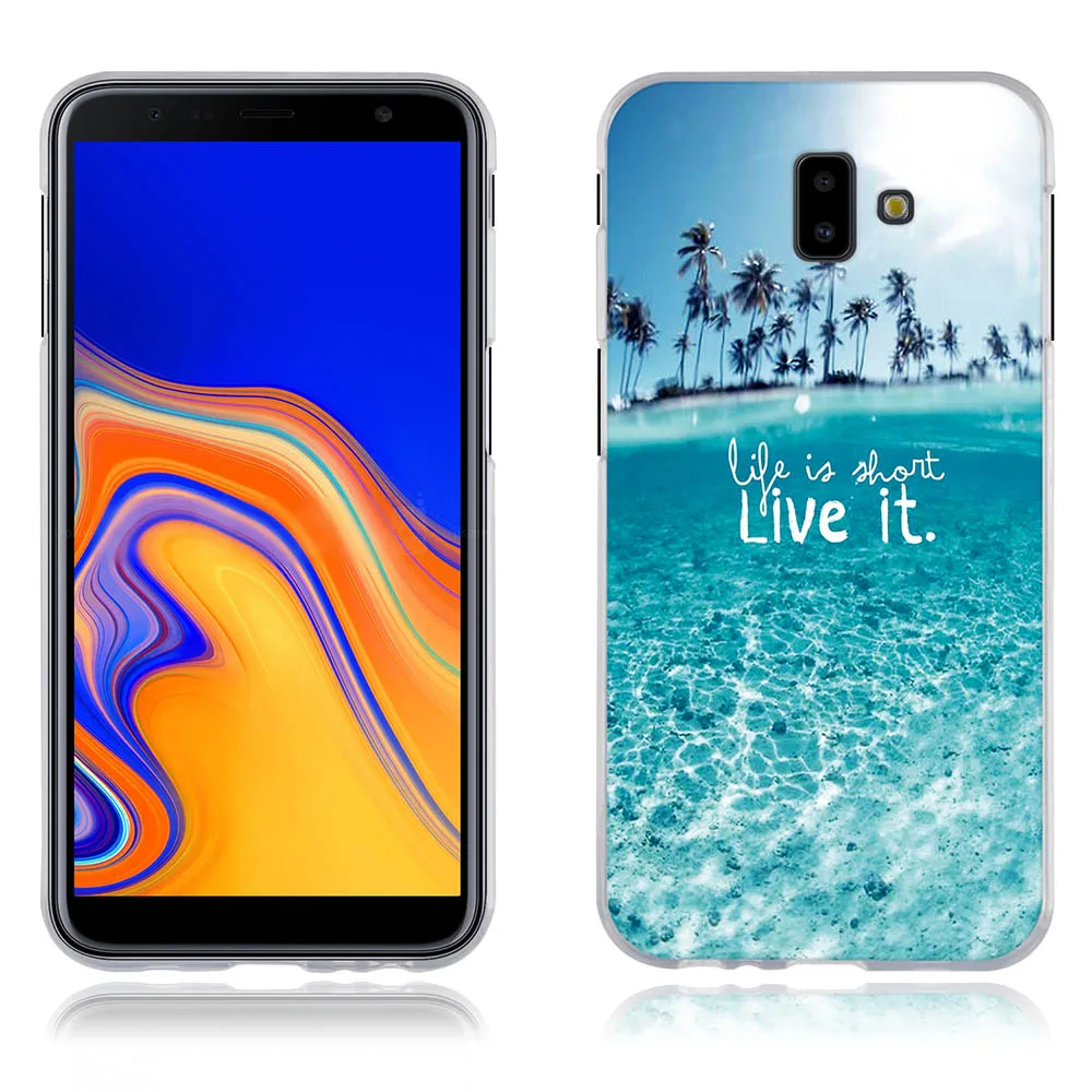 Чехол для Samsung J6 + J610 чехол с изображением животных Prime Plus силиконовый телефона TPU 3D