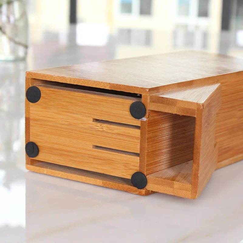 Multifunctional Holes Bamboo Knife Rack Creative Storage Tool Wood Kitchen Holder Stand Block Supplies | Дом и сад