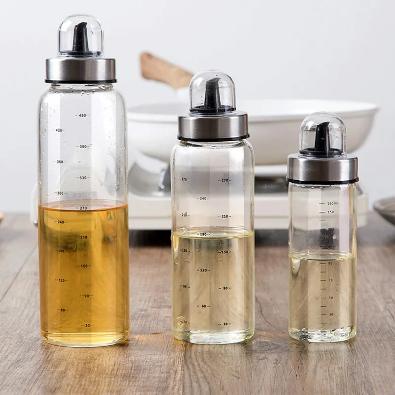 High boron silicon glass oil kettle kitchen leakproof oil bottle large vinegar bottle soy sauce bottle sesame bottle LM01031045