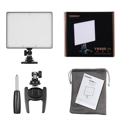 Yongnuo YN300 Air LED Видео свет 5500K Цветовая температура освещение видео фото камера для