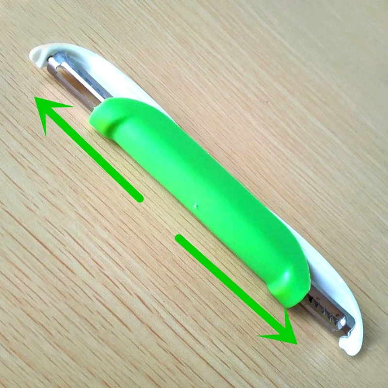 Практичная кухонная Овощечистка нож двухсторонний гаджет для овощей и фруктов