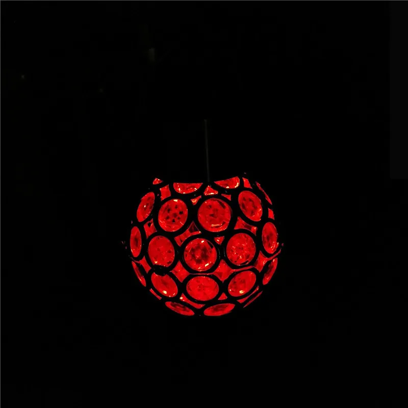 Новый пластиковый светодиод RGB Солнечная энергия лампа Ourdoor Garden Pathway пейзаж