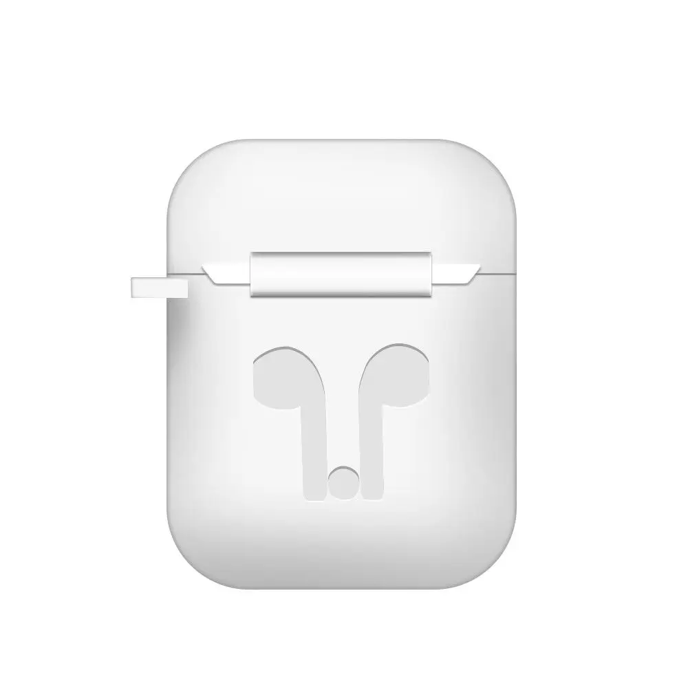 23 Цвета, Ультратонкий чехол для Air Pods, мягкий силиконовый чехол для Airpods, противоударный защитный чехол для Airpods, чехол для наушников - Цвет: box with buckle