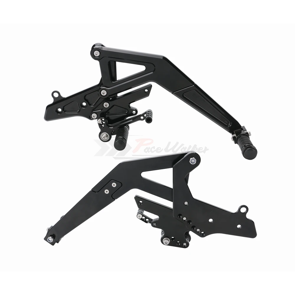 CNC алюминиевый мотоцикл Регулируемый Rearset задний Набор Подножки педаль Подножка