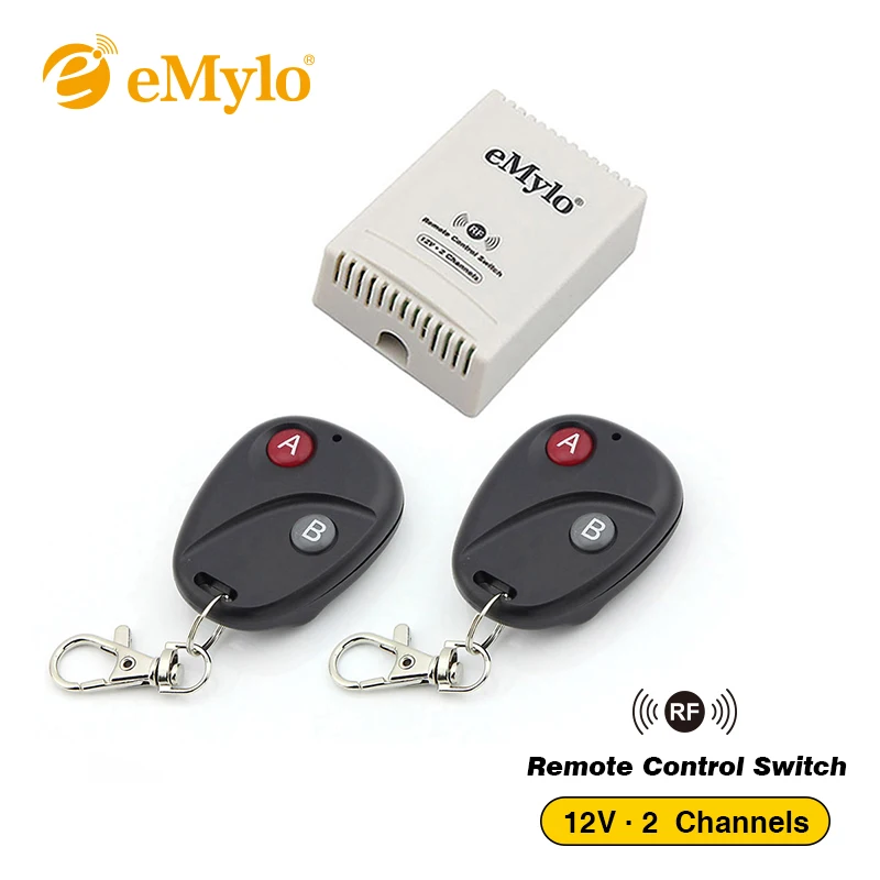 EMylo DC12V RF беспроводной переключатель дистанционное управление выключатель света
