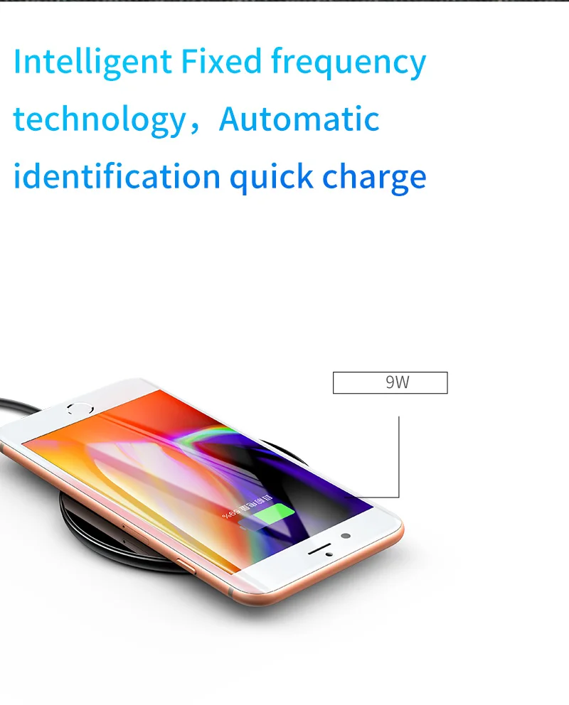 Беспроводное зарядное устройство Baseus 10 Вт Qi для iPhone X/XS Max XR 8 Plus, быстрое зарядное устройство 3,0, беспроводной зарядный коврик для samsung S9 S10+ Note 9 8