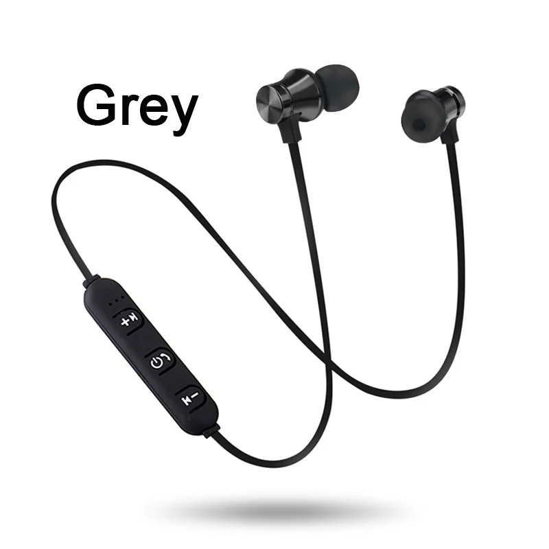 Grey Bluetooth наушники для Asus Zenfone 4 Max ZC520KL ZC554KL X015D Pro ZS551KL 4 Selfie ZE554KL ZD552KL наушники Беспроводная гарнитура - Цвет: Grey
