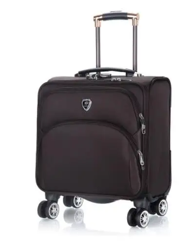 18 дюймов, мужской чемодан-Спиннер, чемодан для багажа, Оксфорд, для каюты, для путешествий, сумка на колесиках, чемодан для путешествий