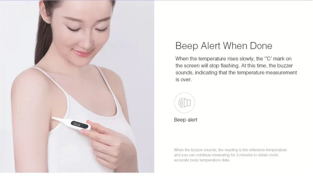 Цифровой медицинский термометр Xiaomi Miaomiaoce с ЖК-дисплеем, температура подмышек для малышей, детей, взрослых, клиническое Обнаружение