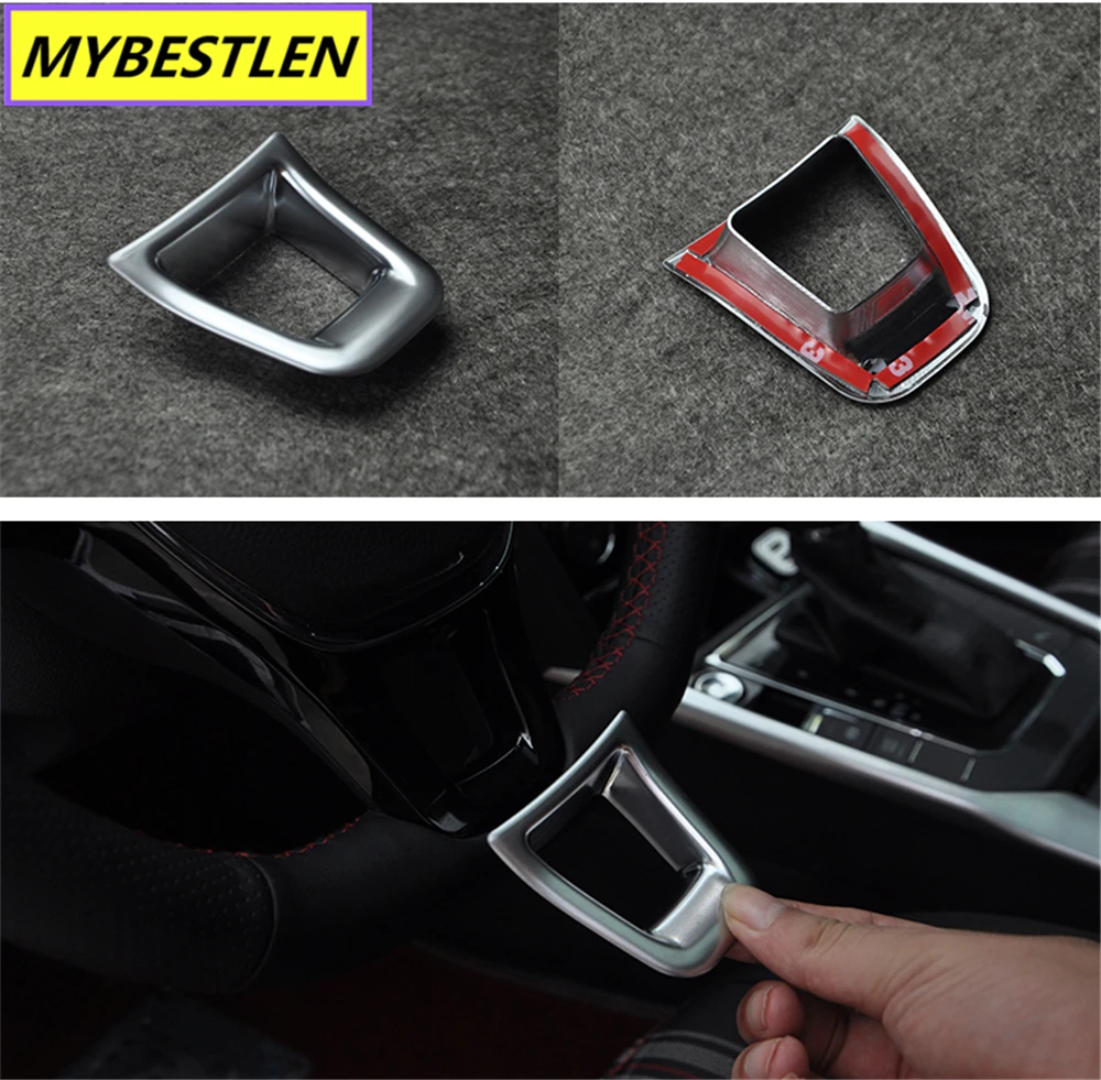 Новинка наклейка на рулевое колесо из АБС-пластика для Volkswagen Golf 7 POLO Santana Jetta Bora