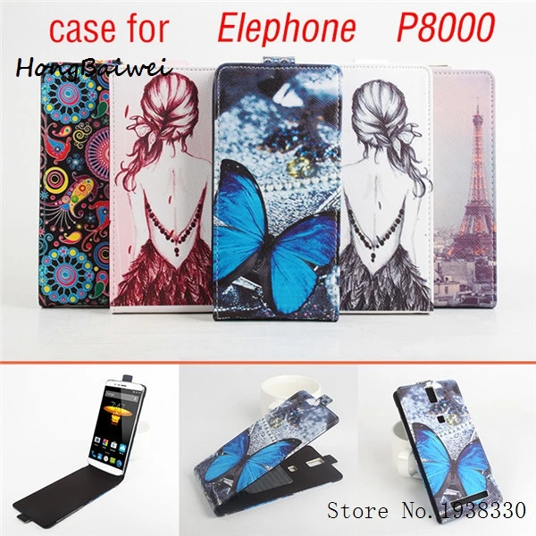 Hongbaiwei 5 Стиль Elephone P8000 кожаный чехол высокое качество Стенд Роскошные Флип для
