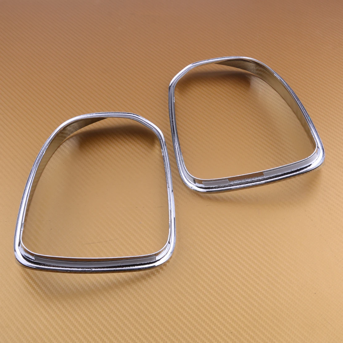 DWCX 2Pcs ABS Chrome Car Side Door Rearview Mirror Rain Guard Eyelid Cover Trim Visor Shade Shield fit for Volvo XC60 XC90