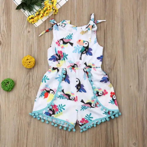 Детские комбинезоны для новорожденных комбинезон без рукавов с кисточками