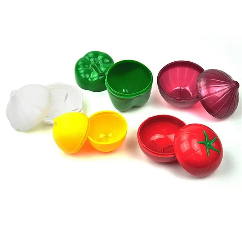 Кухонные овощные контейнеры для фруктов контейнер чесночный перец томатный