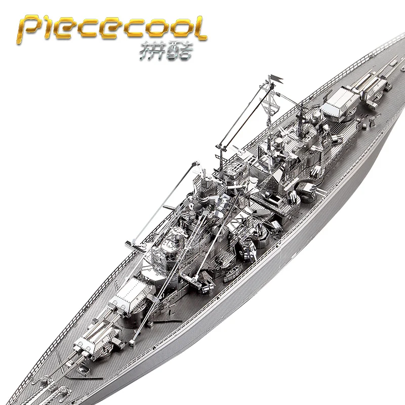 Новинка 2017 3D металлические Пазлы Piececool Бисмарк пазл 6 звезд модели наборы сделай