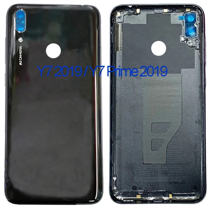 Чехол для аккумулятора Huawei Y7 2019 Prime / Pro задняя дверь крышка чехол с объективом