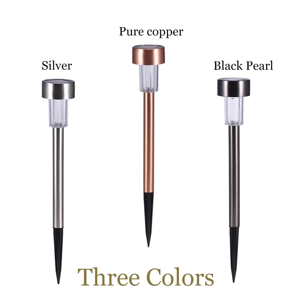 12 шт./лот газон на солнечной энергии из нержавеющей стали|solar lamp|outdoor solar lamplight outdoor |