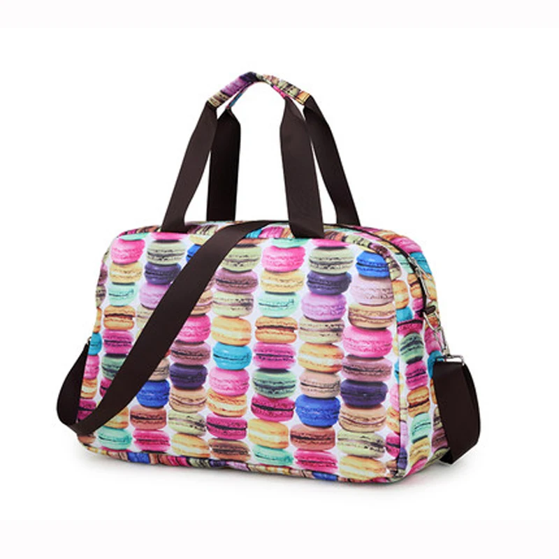 2021Fashion Waterproof Women Travel Bag Large Capacity Printing Bags Portable Women's Tote PT1063 | Багаж и сумки