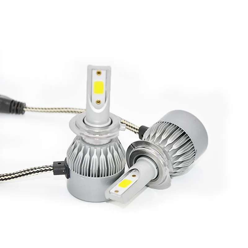 DUU автомобильные лампы для фар машины LED H7 H4 H8 H11 HB3 9005 HB4 9006 H1 H3 9012 H13 9007 C6 фары