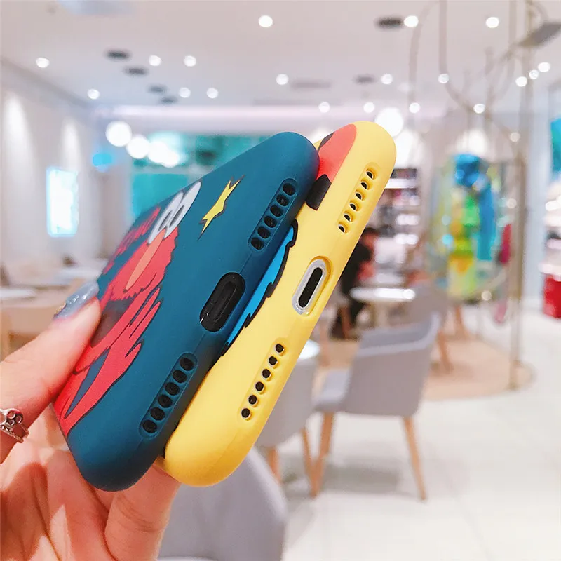 Для iphone 6 6s 7 8 plus X Xs Max XR чехлы для телефонов с милым мультяшным изображением улицы