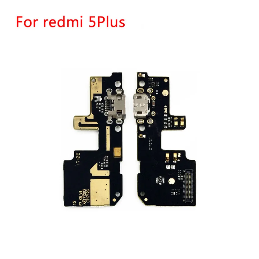 Плата зарядного USB порта гибкий кабель для Xiaomi Redmi 5 plus док разъем с микрофоном