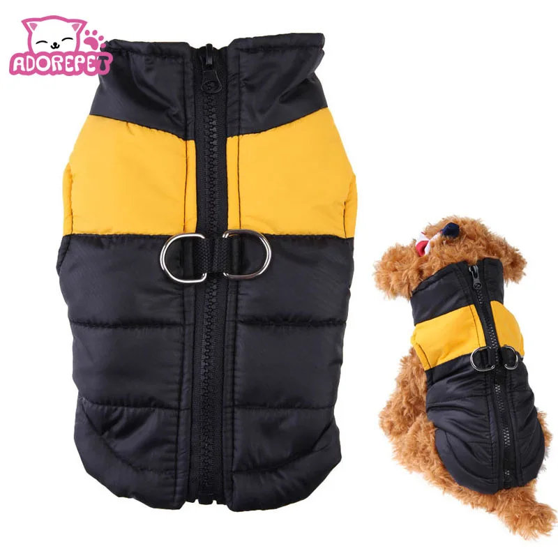 Мелких животных зимняя одежда для собака кошка куртка такса Одежда с принтом в