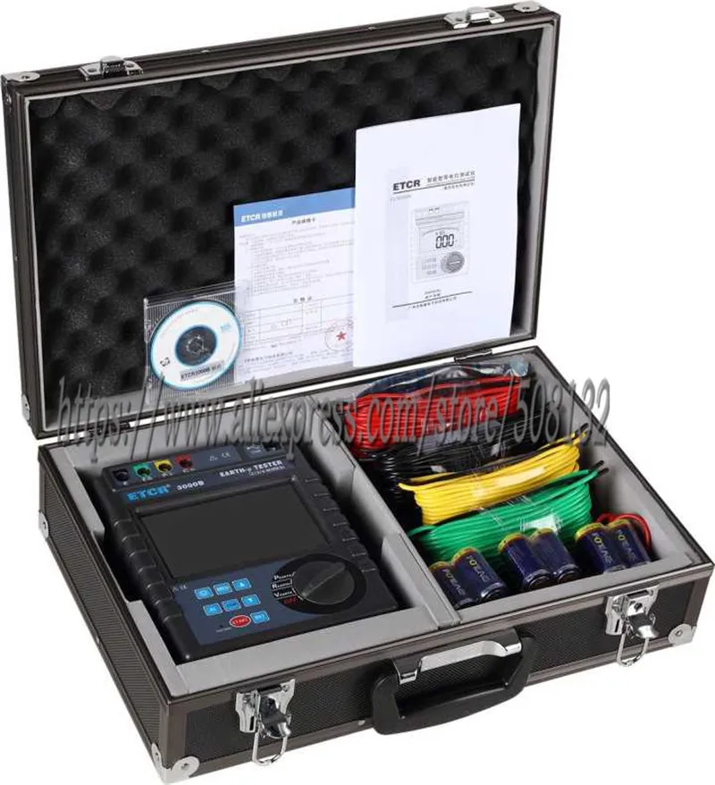 Тестер сопротивления почвы ETCR3000B|soil resistivity tester|resistance testerearth resistance |
