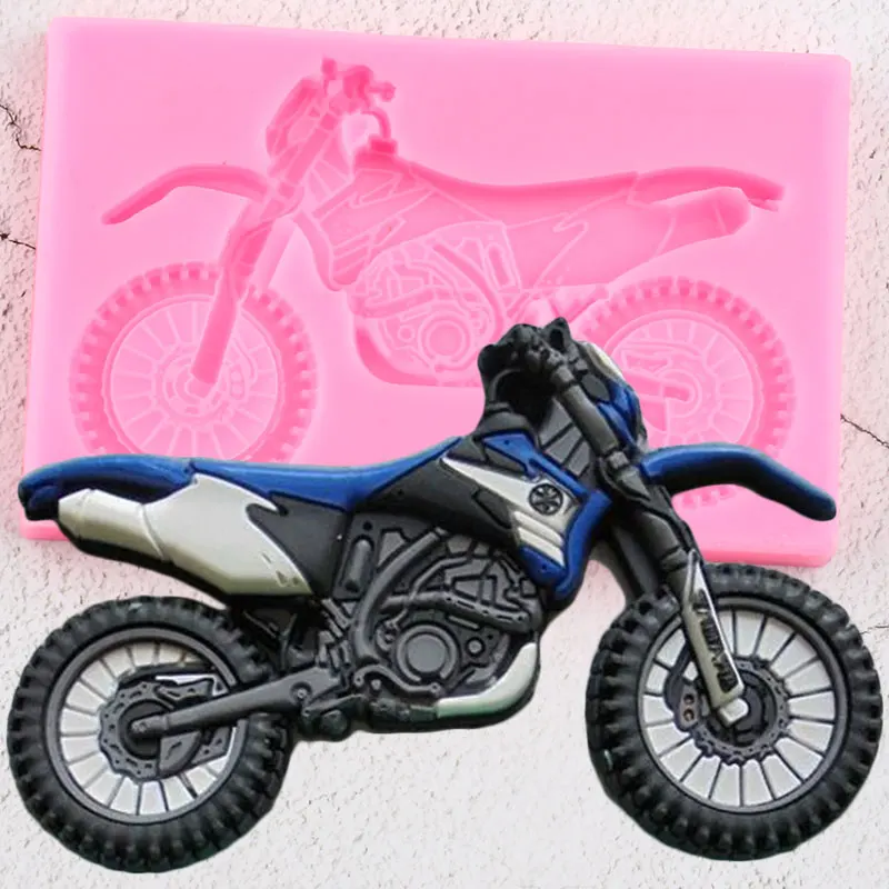 Силиконовые 3D формы для мотоцикла Yamaha украшение торта из мастики форма помадки