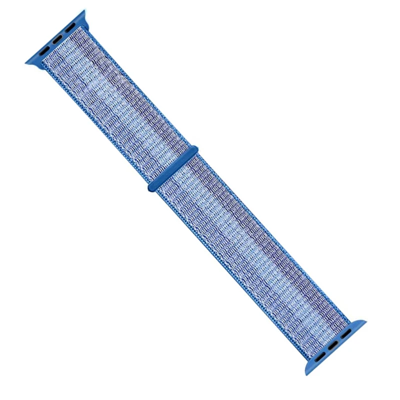 Sky blue S1 Ремешок для apple watch band 44 мм correa apple watch 5 4 band 3 2 iwatch band 42 мм 38 мм 40 мм спортивный нейлоновый браслет - Цвет ремешка: Sky blue S1
