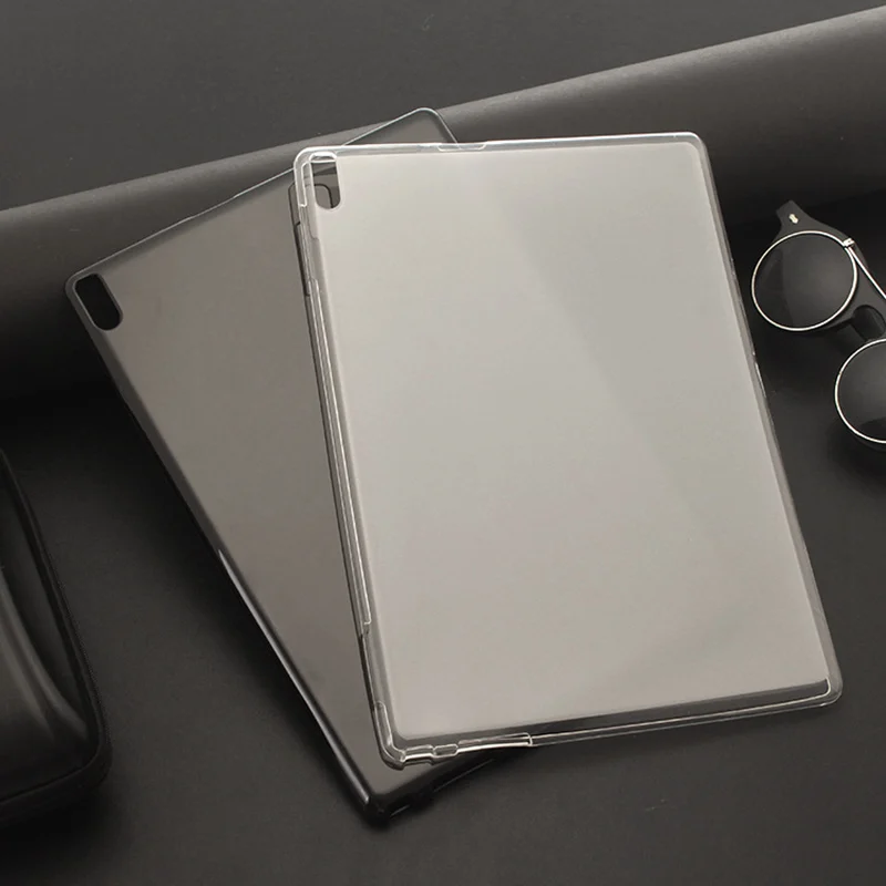 Чехол для Lenovo Tab P10 ТПУ 10 1 дюйма Прозрачная черная белая задняя крышка фотозащита