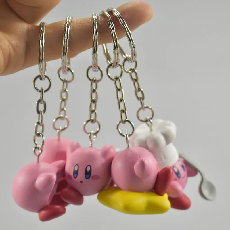 6 шт./лот Kirby фигурка игрушка Косплей Popopo шеф-повар с ложкой звезда яблоко ПВХ